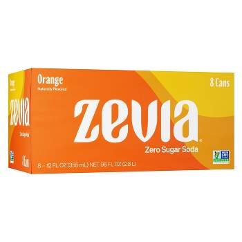 Zevia Orange Zero Calorie Soda - 8pk/12 fl oz Cans