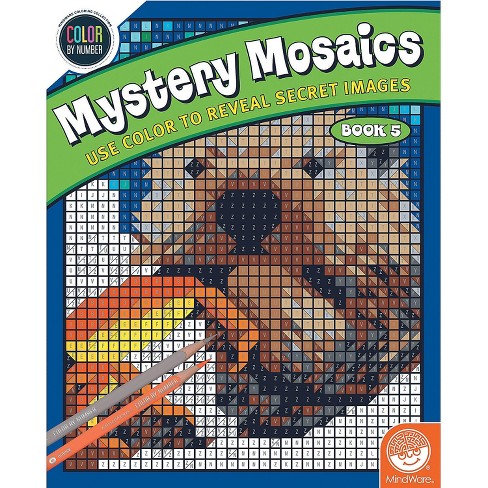 Mindware Color By Number Mystery Mosaics: Book 5 - Coloring Books : Target