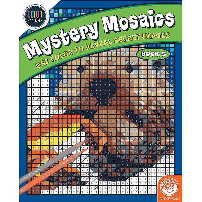 MindWare Color By Number Mystery Mosaics: Book 5 - Coloring Books, 1 of 4