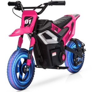 Kids Dirt Bike - Kids Motorcycle, Speed Bike for Kide, Rubber Tire，Christmas Adventure Gift - 1 of 4