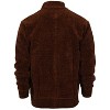 Gioberti Men's Knitted Chenille Cardigan Sweater With Flannel Lining - 2 of 4