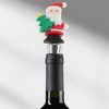 Unique Bargains Santa Claus Bottle Stopper Zinc Alloy ABS Silicone 1Pc - 2 of 3
