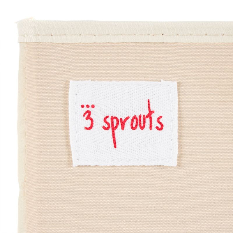 3 Sprouts Kids Childrens Collapsible Felt Storage Cube Bin Box for Cubby Shelves, 4 of 7