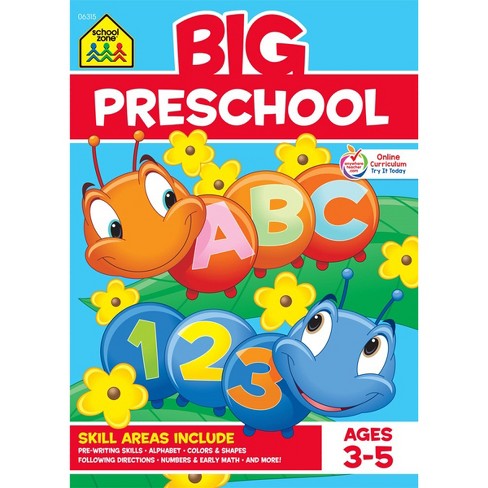 Big Preschool Workbook, Ages 3-5 (school Zone Publishing) (paperback