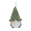 Terra Cotta Gnome with Pine Tree Hat Ornament Set of 6 – 3.25"H Christmas Decorations by Melrose - 4 of 4
