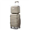 BEAFUP Luggage Set of 4(14/20/24/28), Hard Shell Lightweight TSA Lock Carry on Expandable Suitcase with Spinner Wheels for Men Women - 2 of 4