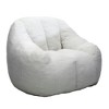 NicBex Teddy Fabric Fluffy Bean Bag Chair with Memory Foam,Tufted Lazy Sofa Chair for Adults,Modern Lounge Chair for Living Room - 2 of 4