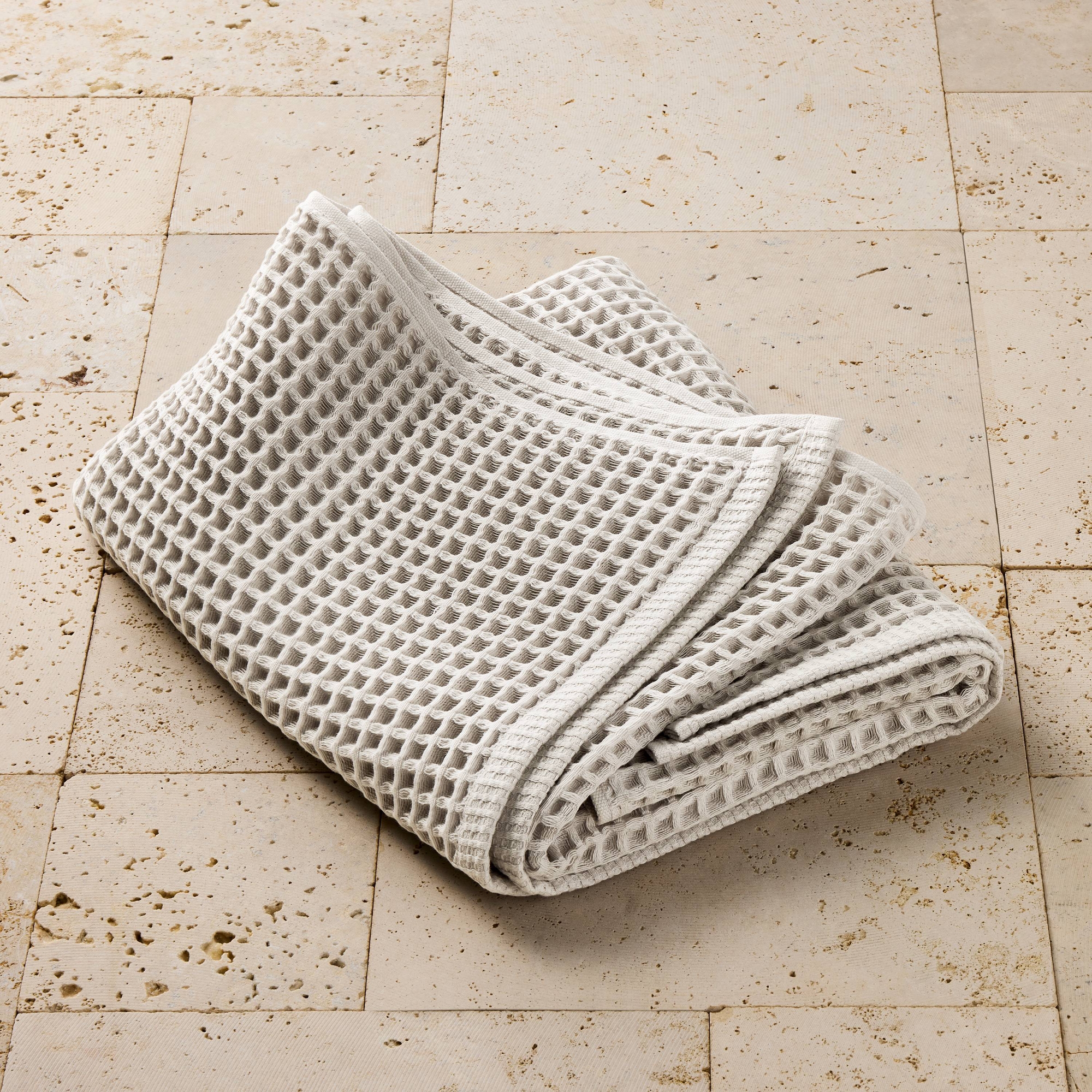 Waffle Bath Towel Gray - Casaluna™