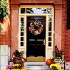 Halloween Ornament Bauble Wreath, For Wall, Door or Home Decoration with Pumpkins, Bats, Spiders| OrnamentallyYou - 2 of 4