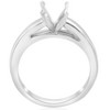 Pompeii3 Solitaire Cathedral Semi Mount Engagement Ring Setting - 3 of 4