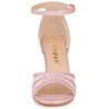 Allegra K Women's Glitter Mesh Stiletto Heel Ankle Buckle Strap Sandals - 2 of 4