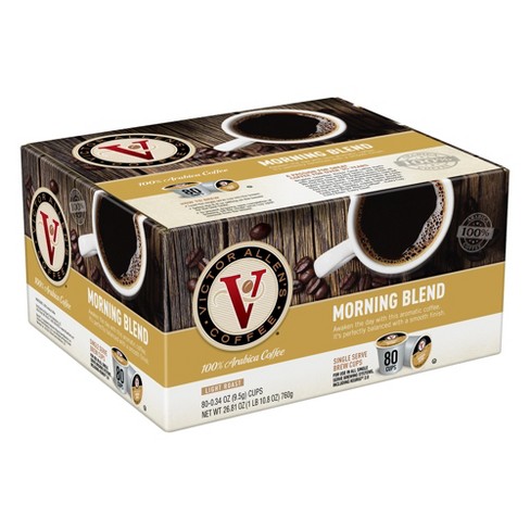 Victor Allen's Coffee Morning Blend Single Serve Coffee Pods, 80 Ct 