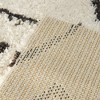 Balta Kids' Rugs 3'11"x5'5" Levinson Geometric Teen Shag Rug Cream: High Pile, Stain-Resistant, Indoor, Kids Area Rug - 2 of 4
