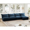 NicBex Couches for Living Room Single Deep Seat Sofa Couch Fabric Slip-covered Armchair with 1 Big Back Cushion and 2 Big Toss Pillows - 2 of 4