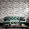 Skull Roses Black and White Floral Animals Paste the Wall Wallpaper - 2 of 4