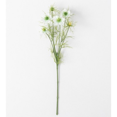 Sullivans Artificial Love-In-A-Mist Stem 27"H Green