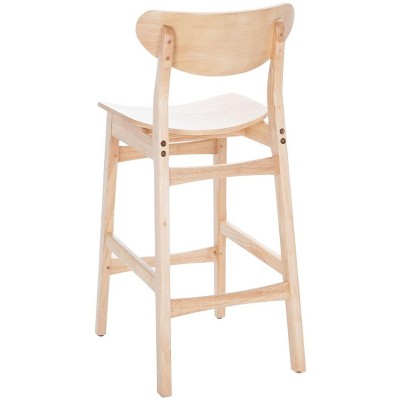 Mid-Century Chic Thaxton 45" Natural Wood Counter Stool