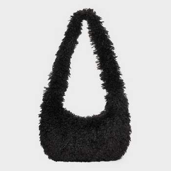 Faux Fur Mini Value Tote Crossbody Bag - Wild Fable™ Pink : Target