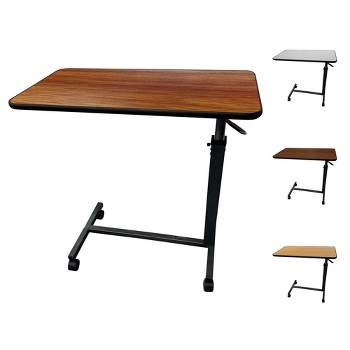 ProHeal Rolling Medical Overbed Table with Wheels and Adjustable Height for Hospital and Home Use