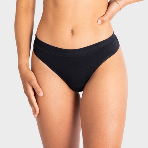 Saalt Leak Proof Period Underwear Light Absorbency - Super Soft Modal  Comfort Thong - Deep Marine - Xs : Target