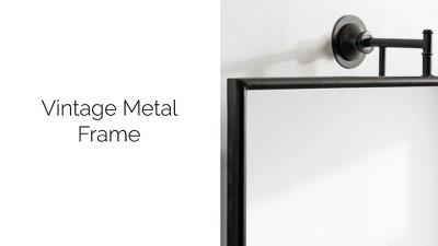 Darbridge Silver Rectangular Pivot Bathroom Vanity Mirror