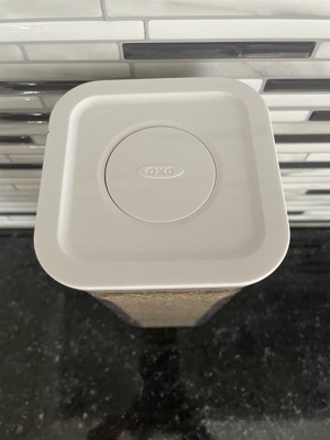 Oxo Pop 6qt Plastic Big Square Airtight Food Storage Container White :  Target