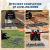 Drag Harrow for ATV, Tractor & UTV, Heavy Duty Tow Behind Driveway Grader with 6FT Chain Link - Landscape Rake for Gravel, Sand, Soil & Hay - Lawn - 3 of 4