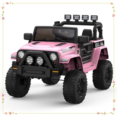 2-Seater Ride On Truck Car, 12V Electric Car for Kids Battery Powered Car w/Parent Remote Control