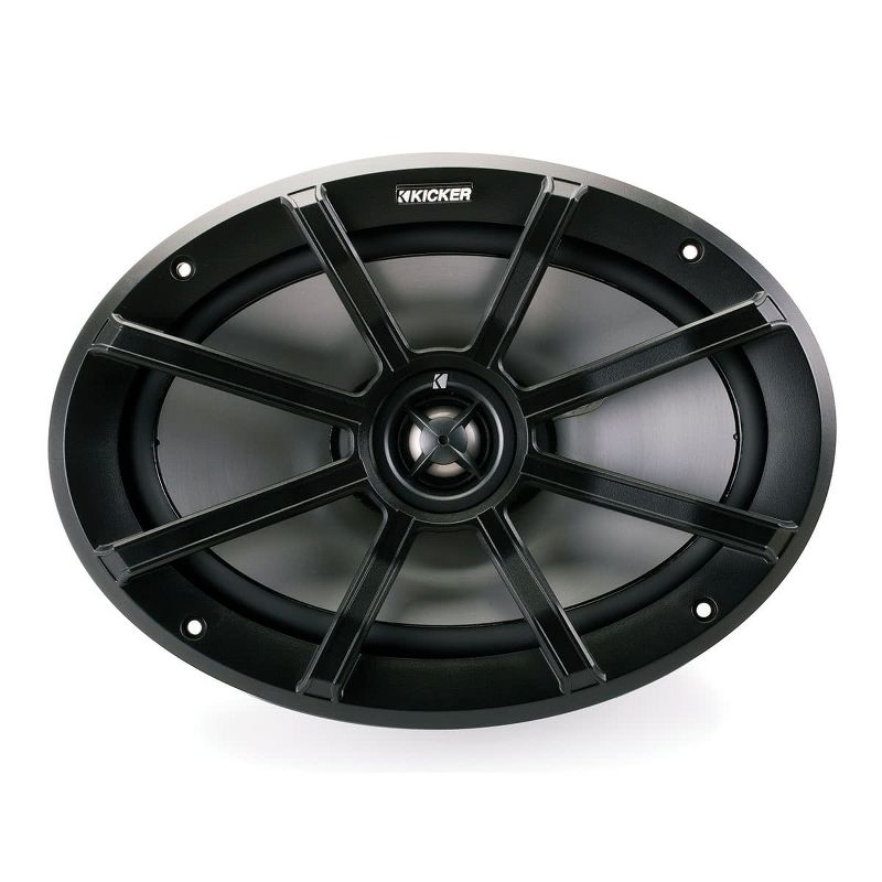 Kicker 40PS692 6x9" 2-Way 2-Ohm Powersports Coaxial Speakers, 1 of 9