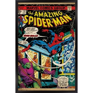 Trends International Marvel Comics - Spider-Man - Cover #137 Framed Wall Poster Prints - 1 of 4