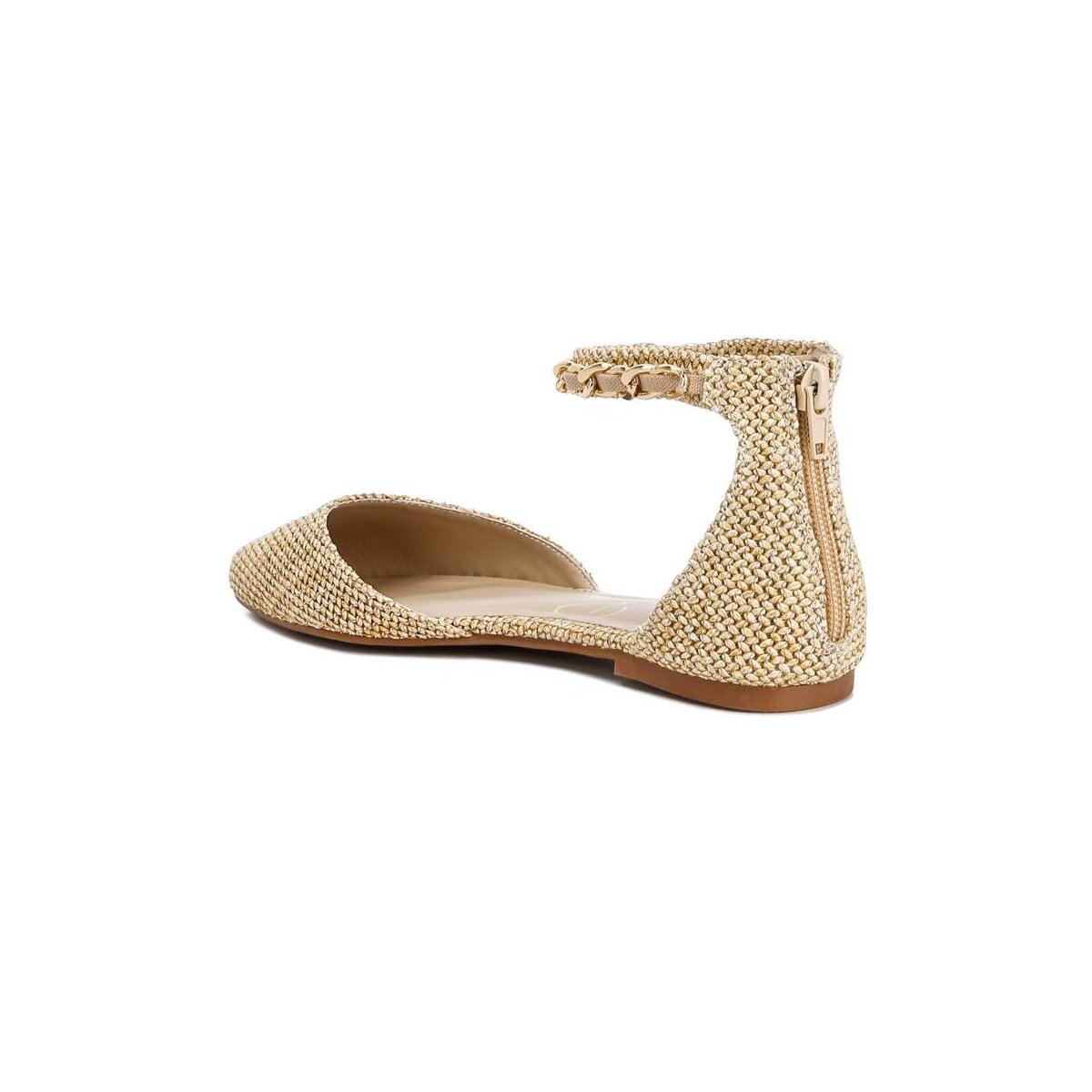 Женские сандалии London Rag Womens Buqisi Chain Embellished Flat s Sandals 8 — фото 3