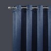 Dainty Home Brookville Textured 100% Blackout Thermal Insulated Grommet Single Curtain Panel - 2 of 4