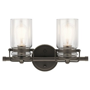 Kichler Lighting Brinley 2 - Light Vanity in  Olde Bronze - 1 of 3