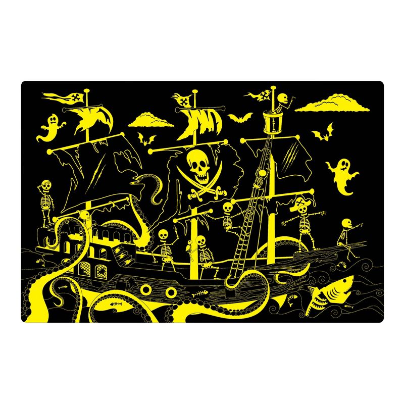 The Learning Journey Puzzle Doubles! Glow in the Dark! Pirate Ship (100 pieces), 3 of 9