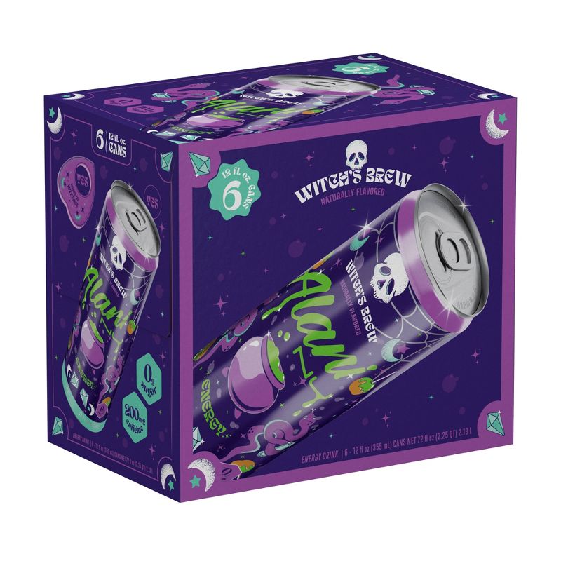 Alani Witch&#39;s Brew Energy Drink - 6pk/12 fl oz Cans, 1 of 4