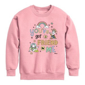 Boys' - Toy Story 4 -  Graphic Long Sleeve Fleece Sweatshirt - 1 of 4