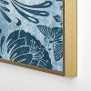 Heather Dutton Arabella Washed Indigo Metal Framed Art Print - Deny Desings - 3 of 3