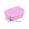 Unique Bargains Plastic Soap Dish Keep Soap Dry Soap Cleaning Storage for Home Bathroom Kitchen - 4 of 4