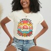 Simply Sage Market Women's Embrace The Good Sunset Short Sleeve Garment Dyed Tee - 2 of 4