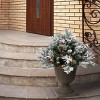 National Tree Company 1.5' Snowy Bedford Pine Urn Filler with 35 Warm White Battery Operated LED Lights with Timer: Christmas Tabletop Decor - 2 of 4