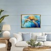Stupell Industries Graceful Swimmer Tortoise Floating Frame Canvas Art - 3 of 4