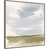 30" x 30" Open Field Sketch I by Victoria Barnes Framed Canvas Wall Art Print - Amanti Art: Landscape Canvas, Rectangular Decor - 2 of 4