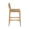 Armen Living Erie Woven Paper Cord and Wood Counter Height Barstool - 4 of 4