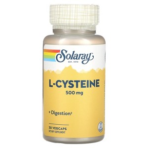 Solaray L-Cysteine, 500 mg, 30 VegCaps - 1 of 2