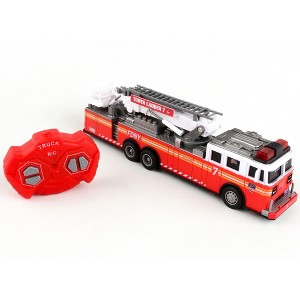 FDNY: Radio Control Ladder Fire Truck 11" - Lights & Sound, Daron Worldwide 3+ - 1 of 4