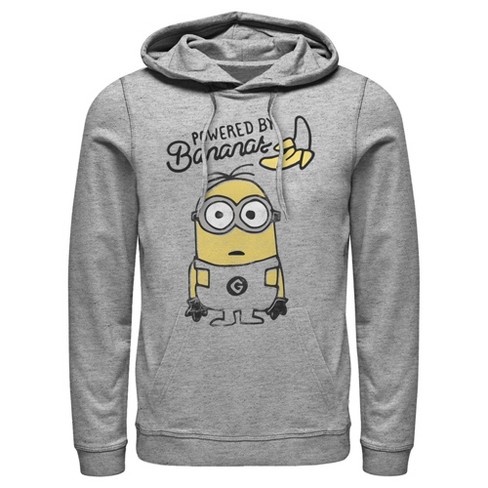 Men s Despicable Me Minion Powered By Pull Over Hoodie Target