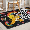 Well Woven Care Bears Care Out Loud Black Multicolor Area Rug - 2 of 4