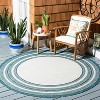 Courtyard CY8475 UV & Stain Resistant Non-Shedding Power Loomed Indoor/Outdoor Rugs - Safavieh - 2 of 4