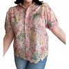 Women's Eyelet Short Sleeve Top - umgee - 4 of 4