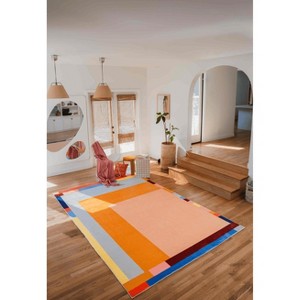 Lany Space Modern Geometric Print Rug - 1 of 4
